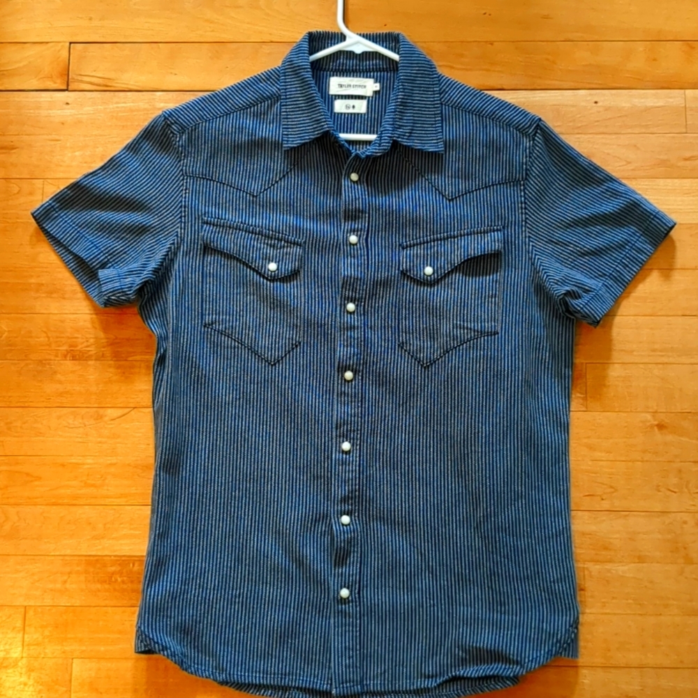 Taylor Stitch x Huckberry exclusive Western in roped indigo